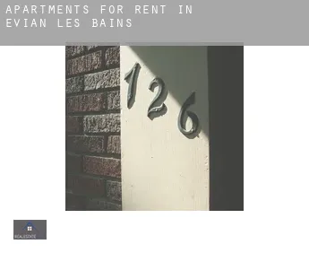 Apartments for rent in  Évian-les-Bains