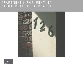 Apartments for rent in  Saint-Priest-la-Plaine