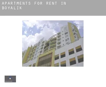 Apartments for rent in  Boyalık