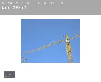 Apartments for rent in  Les Ormes