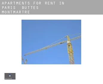 Apartments for rent in  Paris 18 Buttes-Montmartre