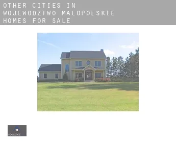 Other cities in Wojewodztwo Malopolskie  homes for sale