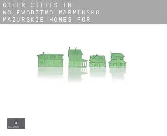 Other cities in Wojewodztwo Warminsko-Mazurskie  homes for sale