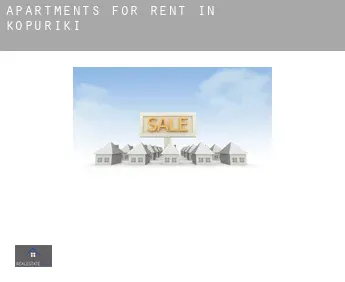 Apartments for rent in  Kopuriki