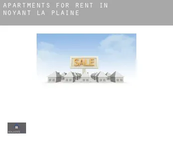 Apartments for rent in  Noyant-la-Plaine