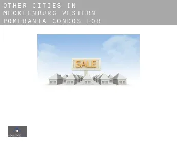 Other cities in Mecklenburg-Western Pomerania  condos for sale