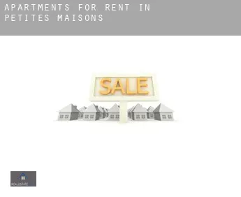 Apartments for rent in  Petites Maisons