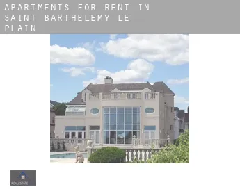 Apartments for rent in  Saint-Barthélemy-le-Plain