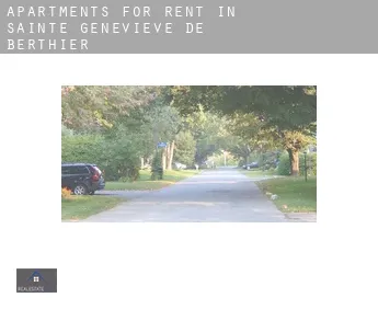 Apartments for rent in  Sainte-Geneviève-de-Berthier