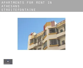 Apartments for rent in  Athesans-Étroitefontaine