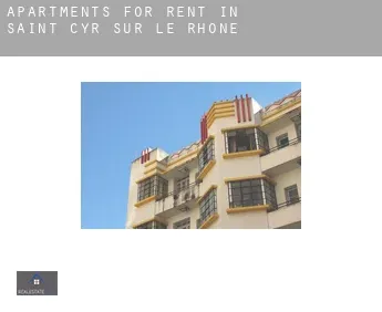 Apartments for rent in  Saint-Cyr-sur-le-Rhône