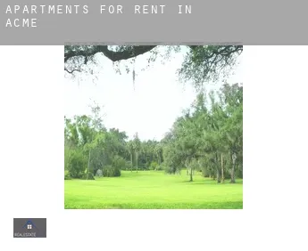 Apartments for rent in  Acme