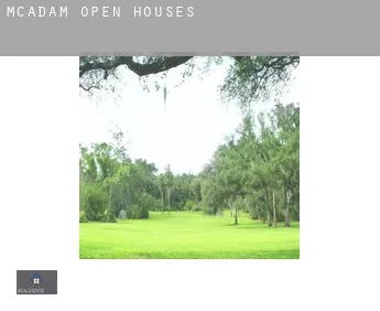 McAdam  open houses