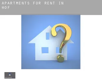 Apartments for rent in  Hof
