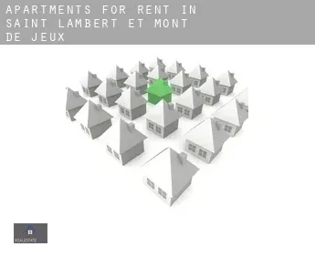 Apartments for rent in  Saint-Lambert-et-Mont-de-Jeux